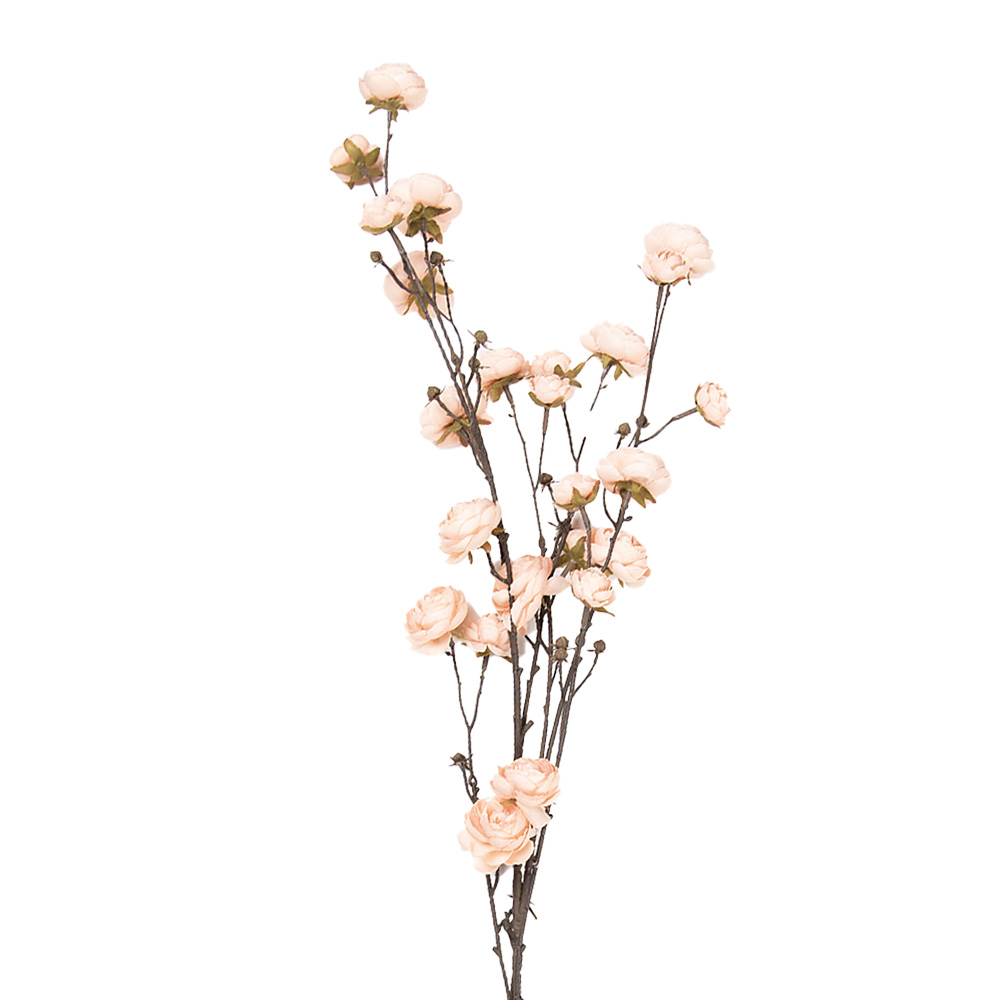 Decoratie tak met bloemen 15x15x115 cm