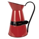 Decorative jug Red Black 22x17x27 cm
