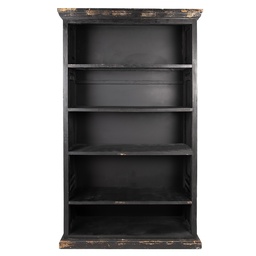 [5H0751Z] Cabinet adjustable Black 116x36x195 cm