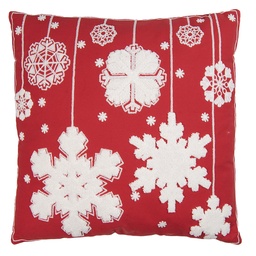 [KG023.169] Cushion filled Red White 45x5x45 cm