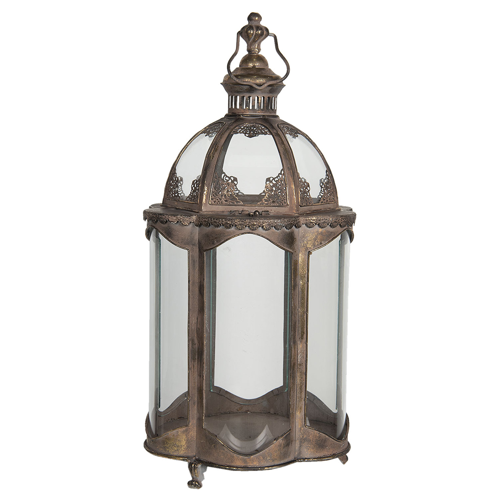 Lantern Copper 34x32x69 cm