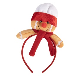 [66566] Haarband met peperkoekpop 18x4x25 cm