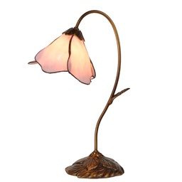 [5LL-5327] Lampe de table Tiffany Rose 30x20x48 cm E14/max 1x40W