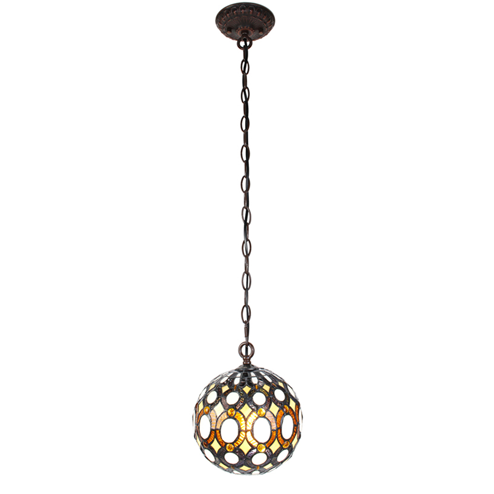Lampada a sospensione Tiffany Ø 20x116 cm E14/max 1x25W