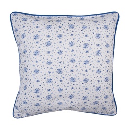 [BRB21] Cushion Cover Beige, Bleu 40x40 cm