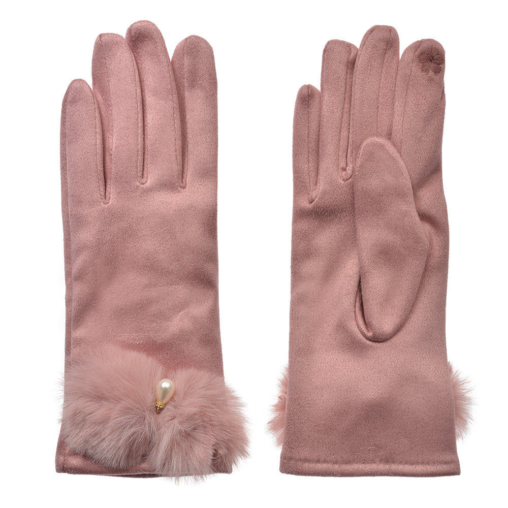 Gants d'hiver Rose 9x23 cm