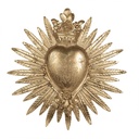 Wanddeko Goldfarbig Ø 25x2 cm