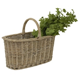 [W4RO0005] Cesto Portaoggetti Marrone 51x22x40 cm