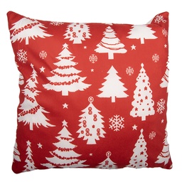 [KT021.460] Kissenhülle Rot Weiß 45x45 cm