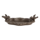 Abbeveratoio per uccelli Marrone 24x13x6 cm