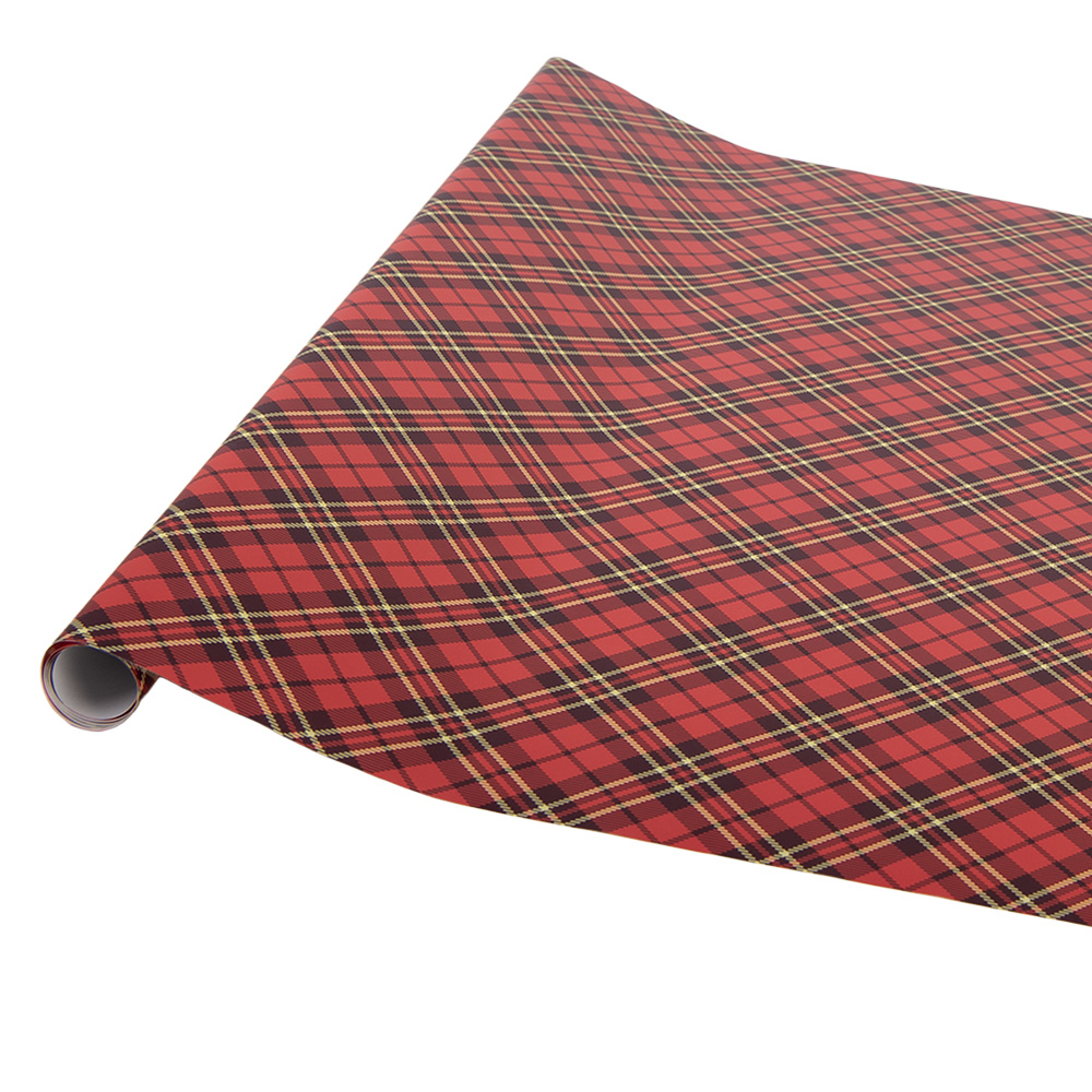 Geschenkpapier (3) Rot Braun 50x75 cm