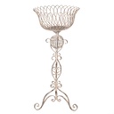 Porte-plantes debout Beige Marron Ø 39x85 cm