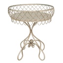 Table basse Crème Ø 55x65 cm