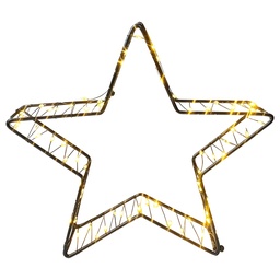 [6LMB0022] Lampada da tavolo Stella 20x5x21 cm