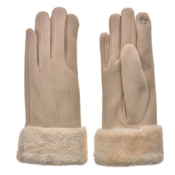 [JZGL0083] Winter Gloves White 9x24 cm