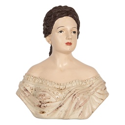 [6PR5562] Decoratie buste vrouw 18x11x21 cm