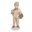 Décoration Enfant Beige Marron 9x7x18 cm