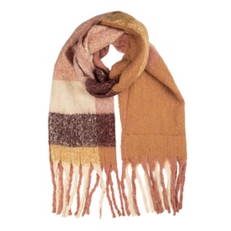 [JZSC0836P] Scarf Women Pink 50x210 cm