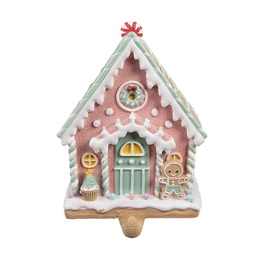[6PR4264] Sokhanger peperkoek huisje 13x10x18 cm