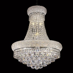 [5LL-CR163] Lampadario 12 luci Trasparente Ø 53x66 cm E14/max 12x40W
