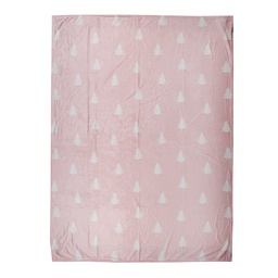 [SWC60-2] Plaid Rosa Weiß 130x170 cm