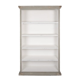 [5H0747G] Schrank Grau 116x36x195 cm