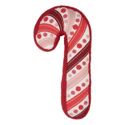 [KG035.052] Kissen gefüllt Rot Weiß 15x40x4 cm