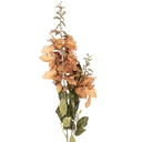 Branche de décoration avec fleurs Marron Vert 10x13x100 cm