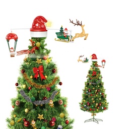 [66791] Decoratie kerstboom topper 73x35x29 cm