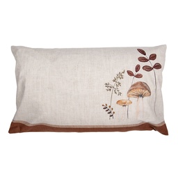 [LFJ36] Housse de coussin Beige Marron 30x50 cm