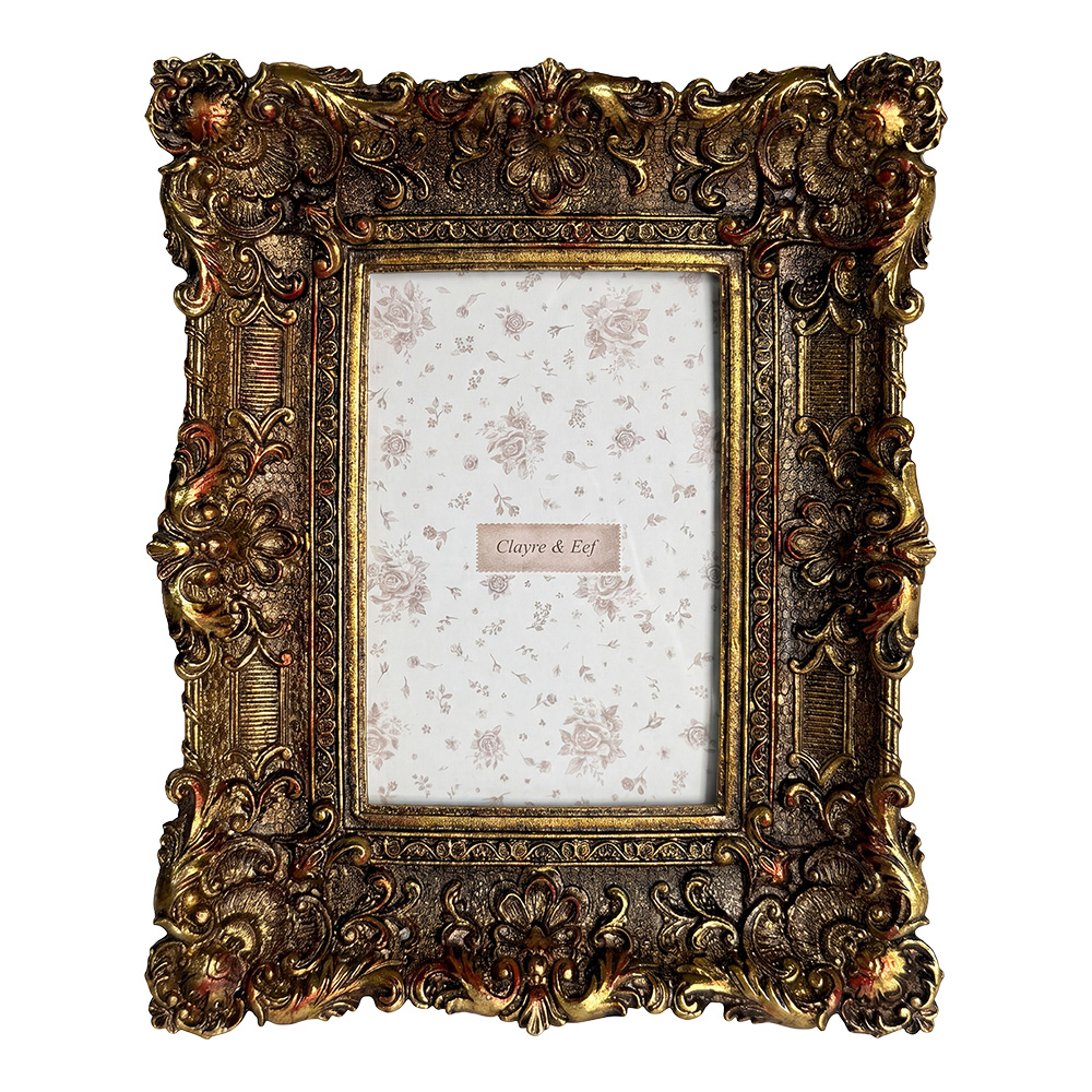 Picture Frame Gold 19x4x24 cm / 10x15 cm