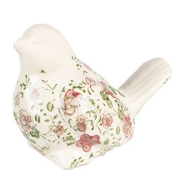 [6CE1567L] Decoratie vogel 19x11x14 cm