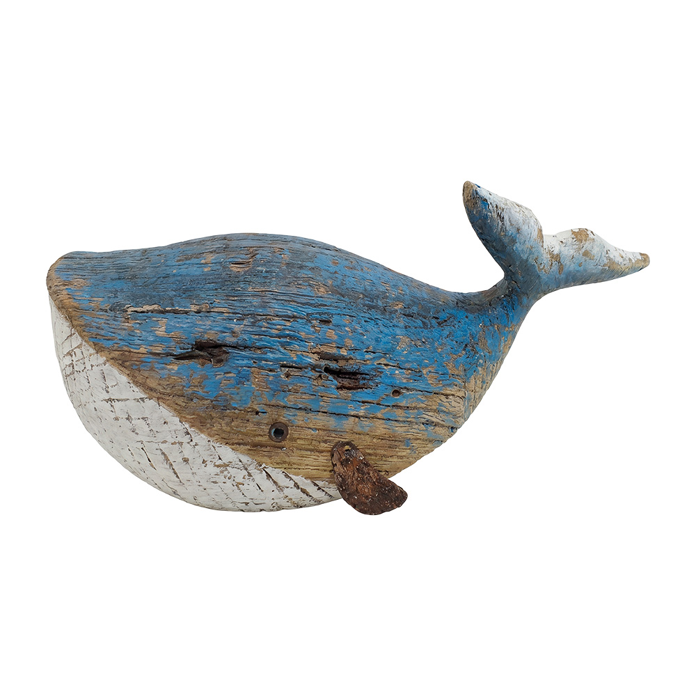 Decoratie walvis 19x8x11 cm