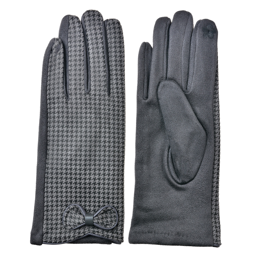 Handschoenen 9x23 cm grijs