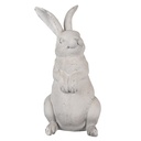 Decoration Statue Rabbit Beige 14x11x26 cm