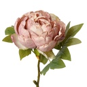 Kunstbloem roos 10x10x48 cm