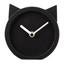 [6KL0822] Tischuhr Schwarz 12x5x13 cm / 1xAA