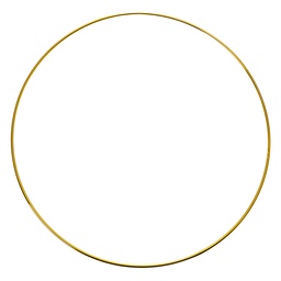 [66200M] Dekorationsring Goldfarbig Ø 30x1 cm