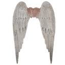 Wall Decoration Wings Grey Brown 79x6x113 cm