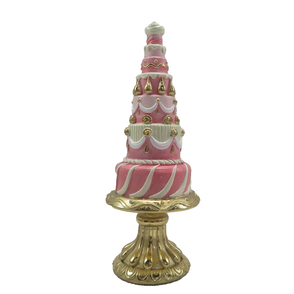 Décoration gâteau Rose Ø 8x21 cm