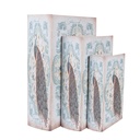 Storage box Blue Green (3) 27x22x7 / 22x17x6 / 17x12x4 cm