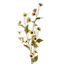 Decoratie tak met bloemen 25x6x107 cm