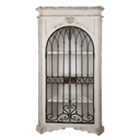 Armoire Beige, Noir 102x42x190 cm