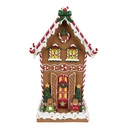 Dekoration Haus Braun Weiß 18x14x31 cm