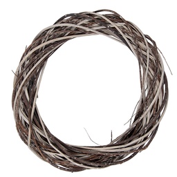 [6RO0610L] Decoration Garland Brown Beige Ø 40x6 cm