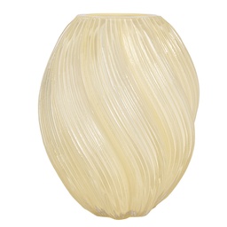 [6GL5500] Vaso Vetro Giallo Ø 17x21 cm