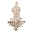 Wandlampe Beige Grün 40x18x70 cm E14/max 2x25W