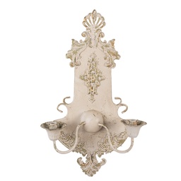 [5LMP380] Wall Lamp Beige Green 40x18x70 cm E14/max 2x25W