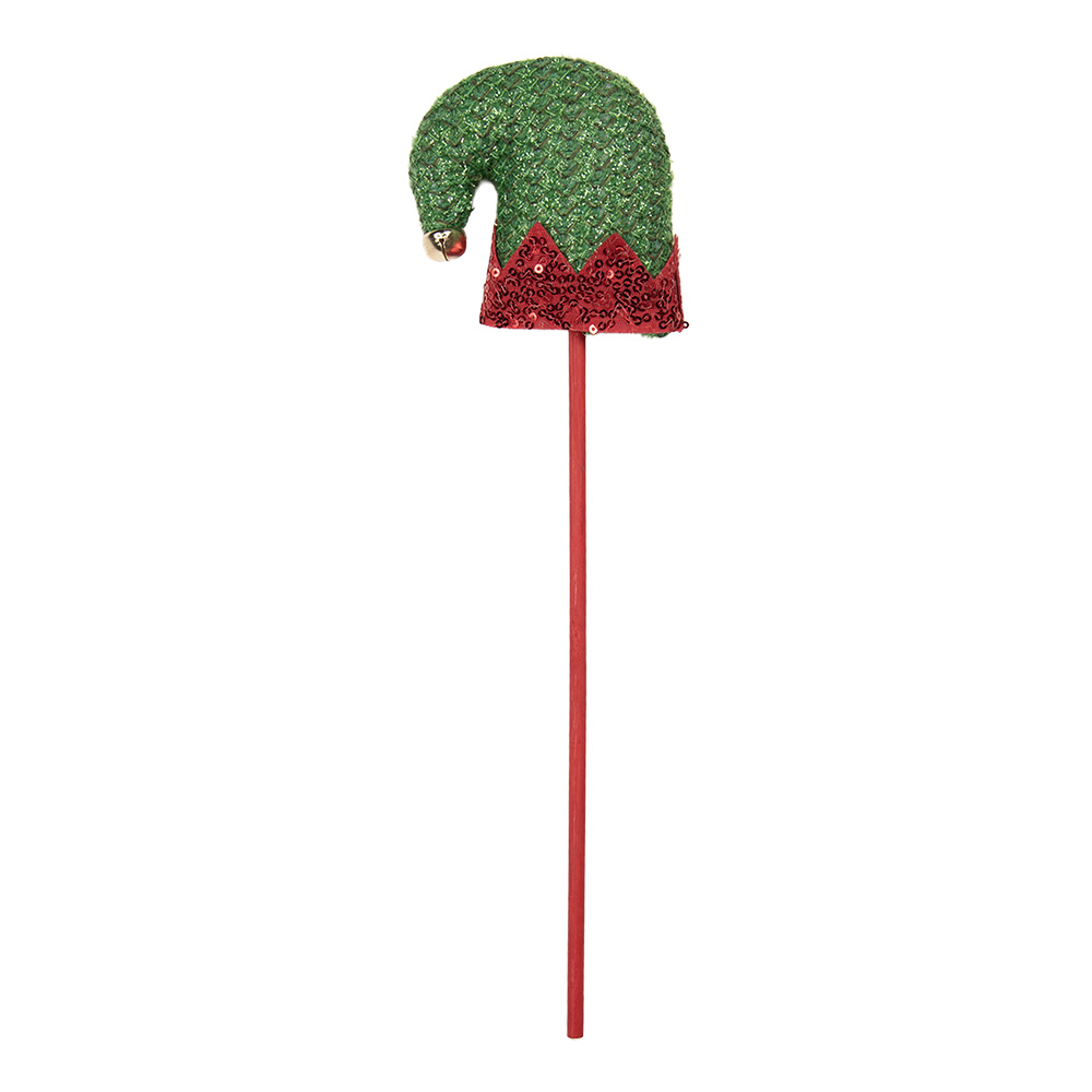 Decoratie Kerstmuts 9x2x34 cm