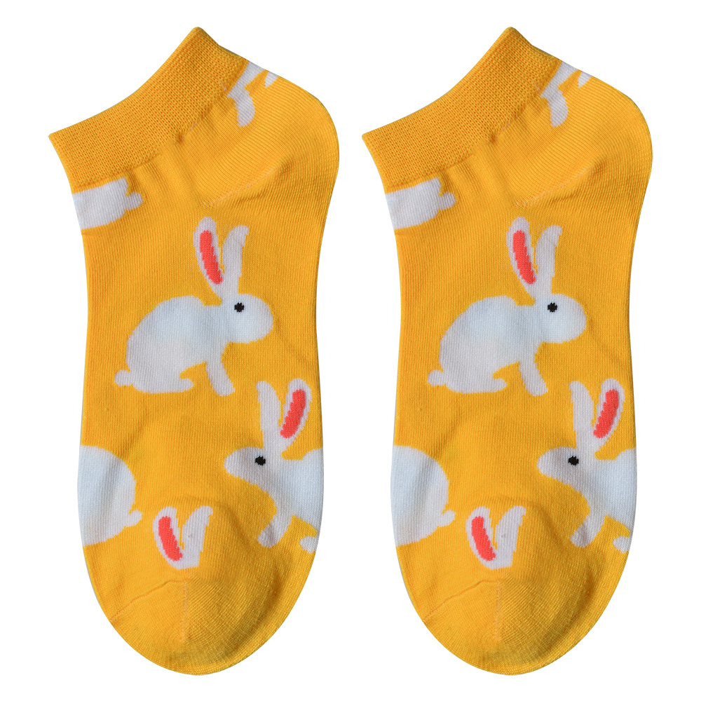 Socken Gelb Weiß 36-41